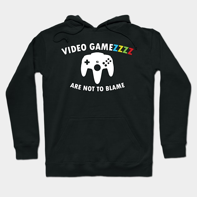 Games shirt, Joystick shirt, dont blame Hoodie by ZERLINDI